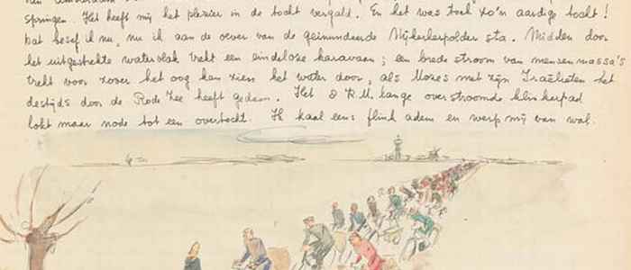 Fragment uit het dagboek van Toby Vos (bron: collectie Atria)